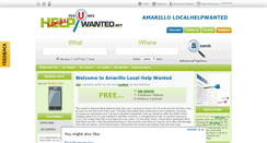 Desktop Screenshot of amarillo.localhelpwanted.net