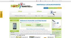Desktop Screenshot of huntsville.localhelpwanted.net