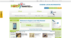 Desktop Screenshot of eugene.localhelpwanted.net