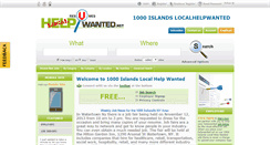 Desktop Screenshot of 1000islands.localhelpwanted.net