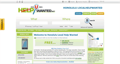 Desktop Screenshot of honolulu.localhelpwanted.net