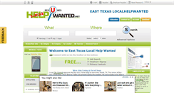 Desktop Screenshot of easttexas.localhelpwanted.net