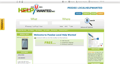 Desktop Screenshot of peedee.localhelpwanted.net